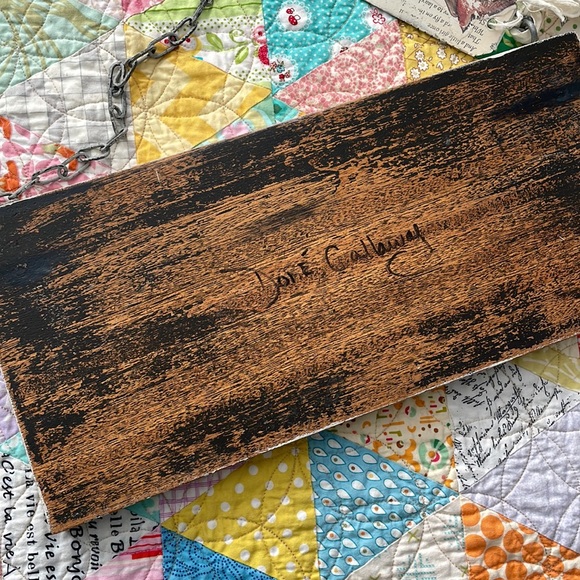 Sing and Fly Custom Blue and White Shabby Bird Wall Art Hanging by Dore Callaway - Picture 6 of 6